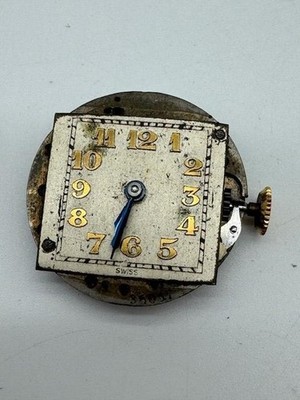 Vintage Benrus 15 Jewels 32207 Watch Movement WORKS
