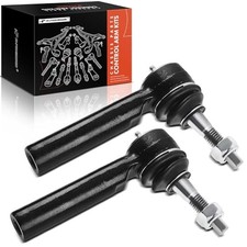 2 x 5.520 Inch Front Outer Tie Rod Ends, Compatible with Chevy GMC