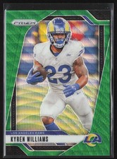 2024 Panini Prizm #167 Kyren Williams Green Wave Los Angeles Rams