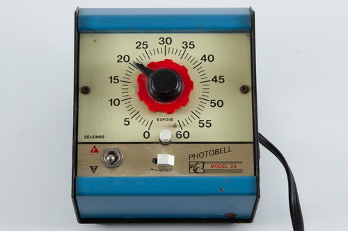 Vintage PHOTOBELL Model 20 Darkroom Timer - Works Great