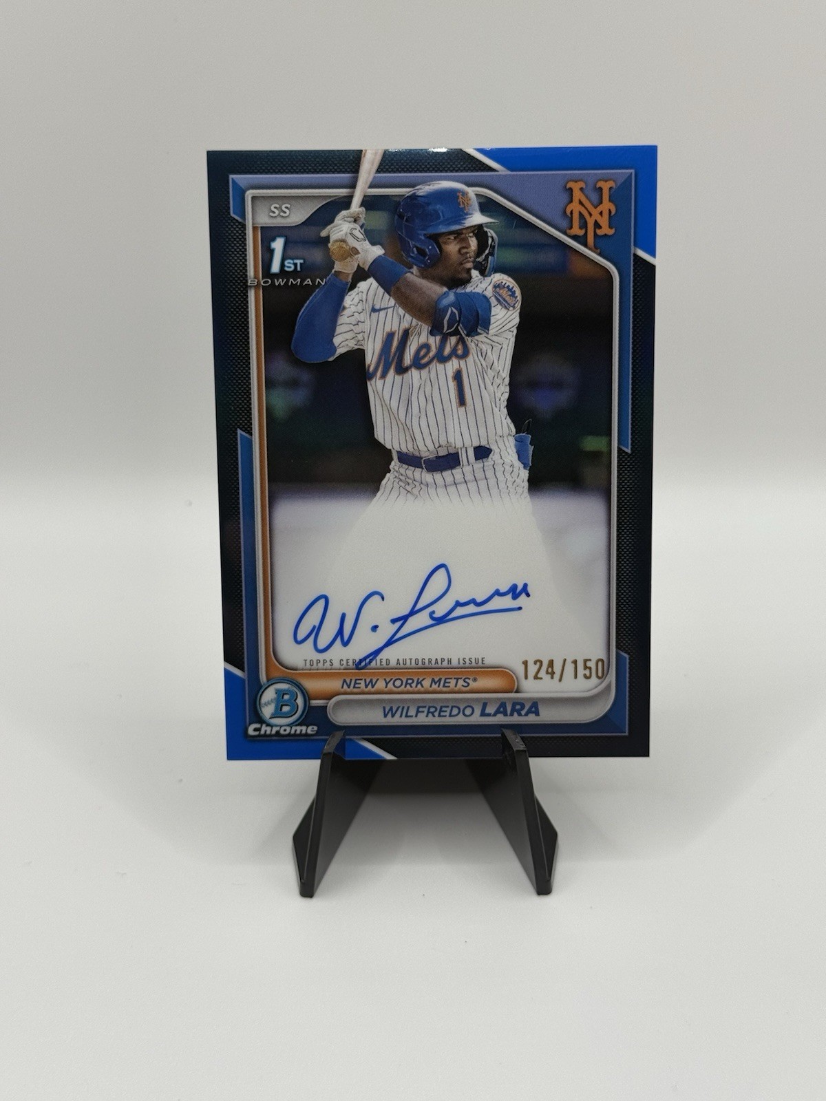 2024 Bowman Chrome - Prospect Auto  Wilfredo Lara #CPA-WL Blue Refractor /150