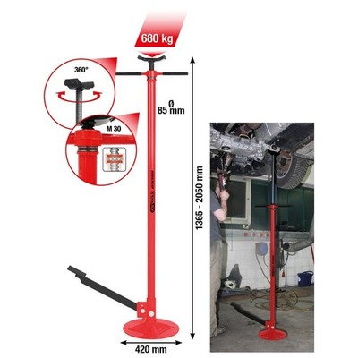 KS Tools performance Teleskop-Unterstellstütze, max. 680 kg