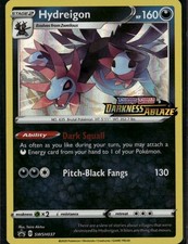 Hydreigon Prerelease Promo SWSH: Sword & Shield Promo Cards SWSH037 Darkness Hol on eBay
