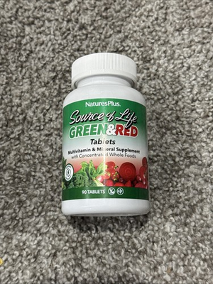 #ad NaturesPlus Source of Life Green amp; Red Multivitamin 90 Tablets $30.00