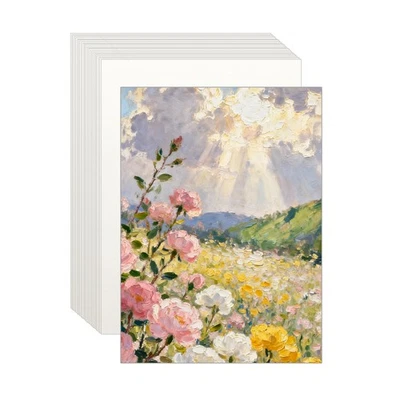 Papier pastel 20x15 cm, 25 feuilles 200 g/m² beige pour dessin - Photo 1/4