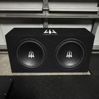 Triton 10  Dual Subwoofer Enclosure Universal Fit Black Double Port