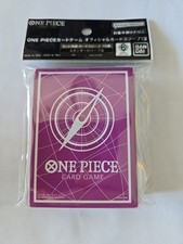 One Piece Card Game Official Card Sleeves 13 Standard Purple New Sealed