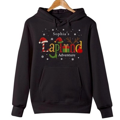 Personalised Lapland Family Holiday Hoodie Matching Xmas