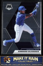 Edward Olivares 2021 Panini Mosaic #203 Kansas City Royals Rookie RC