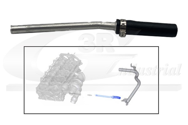 3Rg KüHlmittelrohrleitung 84103 FüR BMW 1Er F20 F21 3Er F30 F80 Touring F31 114-image