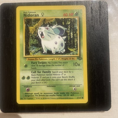 Nidoran Jungle 57/64 Common WOTC Vintage Pokemon
