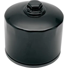 Drag Specialties 0712-0132 Spin-On Oil Filter - Black with Nut