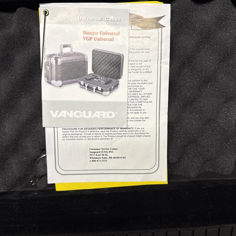 Vanguard Ranger VGP Bloqueo Universal Aluminio Duro Viaje Herramienta Pistola Estuche con Llaves Foto 3 de 4