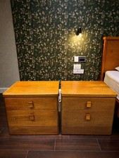 2 x Stag Cantata Teak Mid-Century Bedsides Vintage Retro furniture MCM