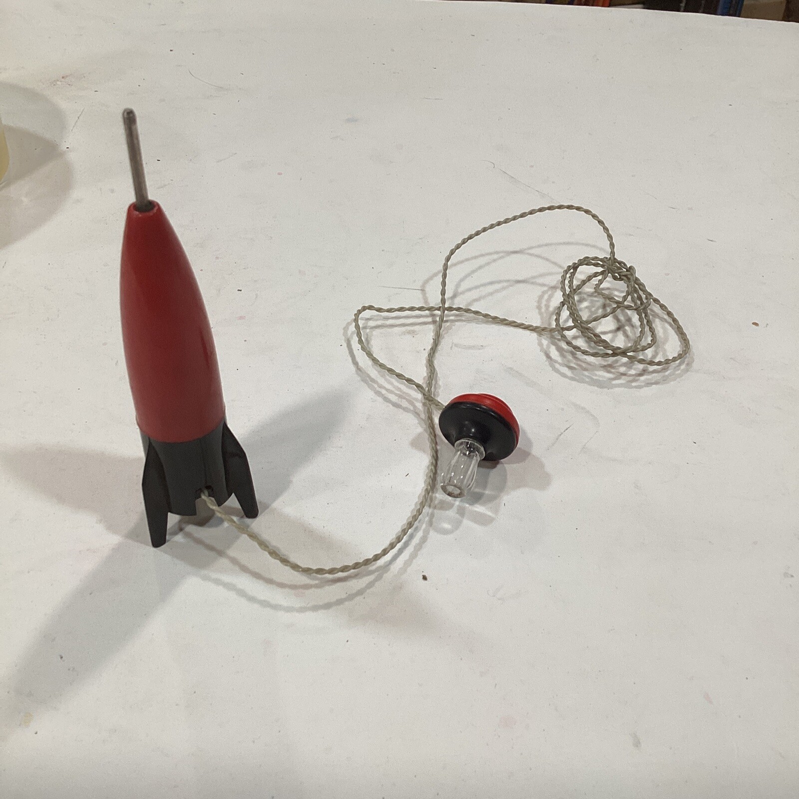 Vintage Rocket Germanium Crystal Radio 1960s Japan Parts Only