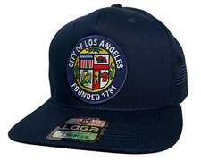 City of Los Angeles 2 logos hat navy SnapBack