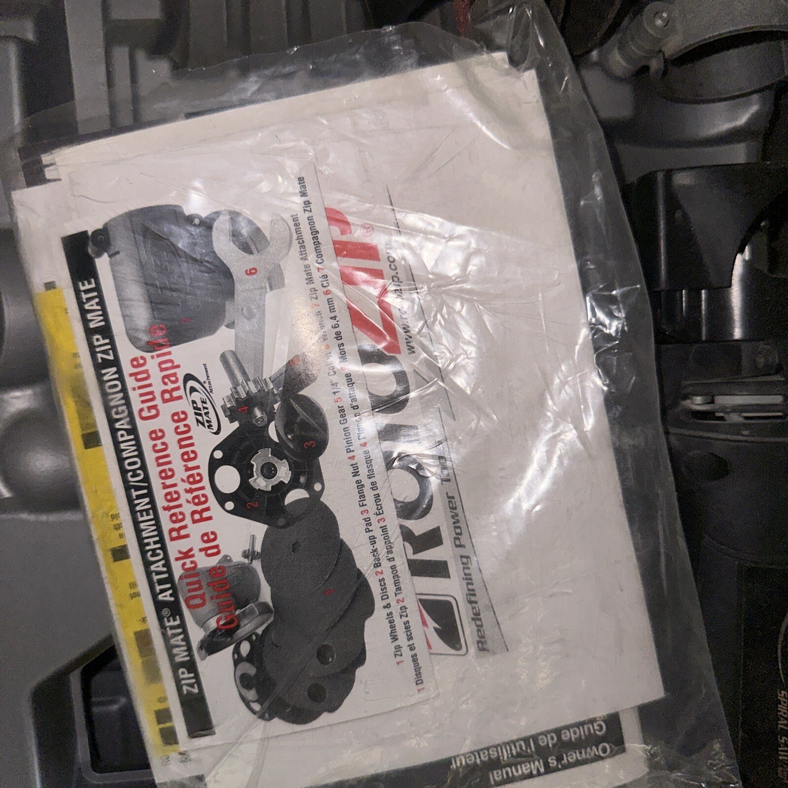 RotoZip REBEL Spiral Saw REB01 Type 1 Rotary Tool Drill Router ~Case~Accessories