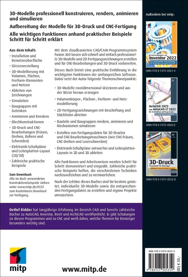 Autodesk Fusion 360, 4. A. 2022 +++ Neu und direkt vom Verlag +++ - Bild 2 von 2