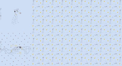 101 Dalmatiner Disney Swafing Jersey hellblau My little Baby Panel