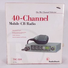 Radio Shack 40 Channel Mobile CB Radio 21-1704 TRC-504 Tested