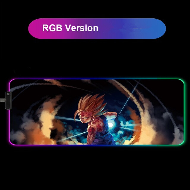 Large RGB LED Gaming Mouse Pad with Lighting for Gamers and PC Desks