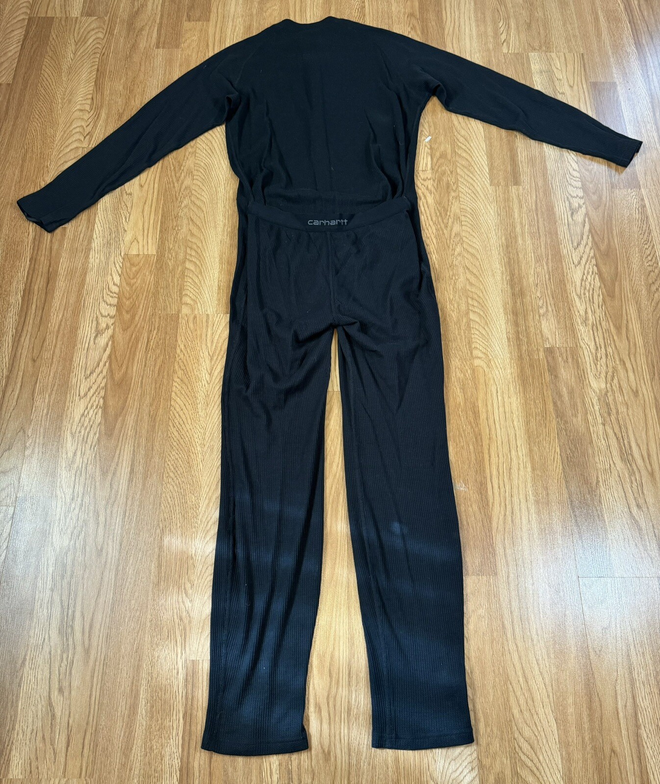 Men&rsquo;s Carhartt Base Force Classic Thermal Base Layer Union Suit Black Medium New