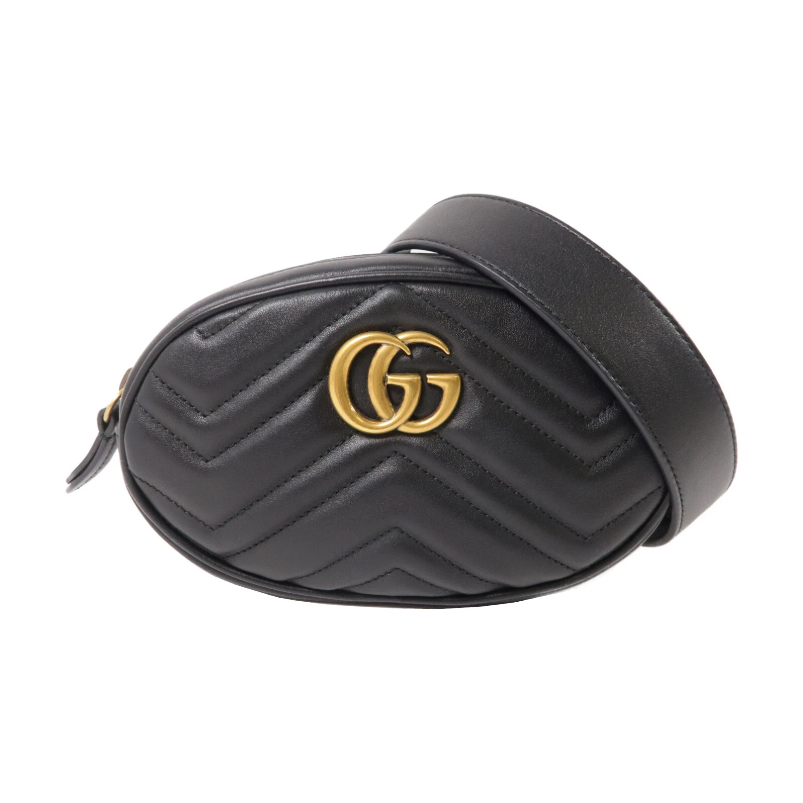 *15%OFF* GUCCI GG GHW GG Marmont sac ceinture taille sac 476434 cuir de veau...