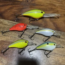 *5* H2O Xpress Fishing Lures. Deep Crankbaits