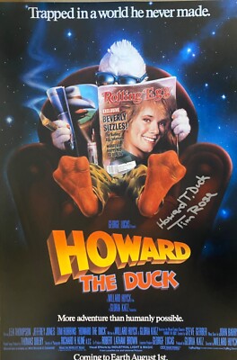 Howard The Duck Tim Rose Howard 12x18 Poster - ORIGINAL signiert