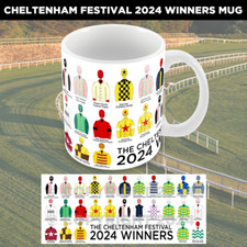 Horse Racing Cheltenham Fesitval Winners 2024 Mug Cup National Hunt Racing Mug