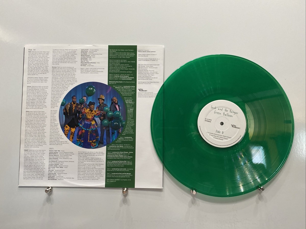米2discs LP Tank &amp; The Bangas Green Balloon B002975301 VERVE FORECAST /00660 Tank and The Bangas | Green 2xVinyl LP | Green Balloon