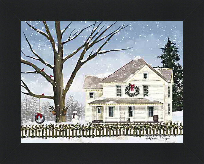 Art Print, Framed or Plaque by Billy Jacobs Christmas At Grandma's
