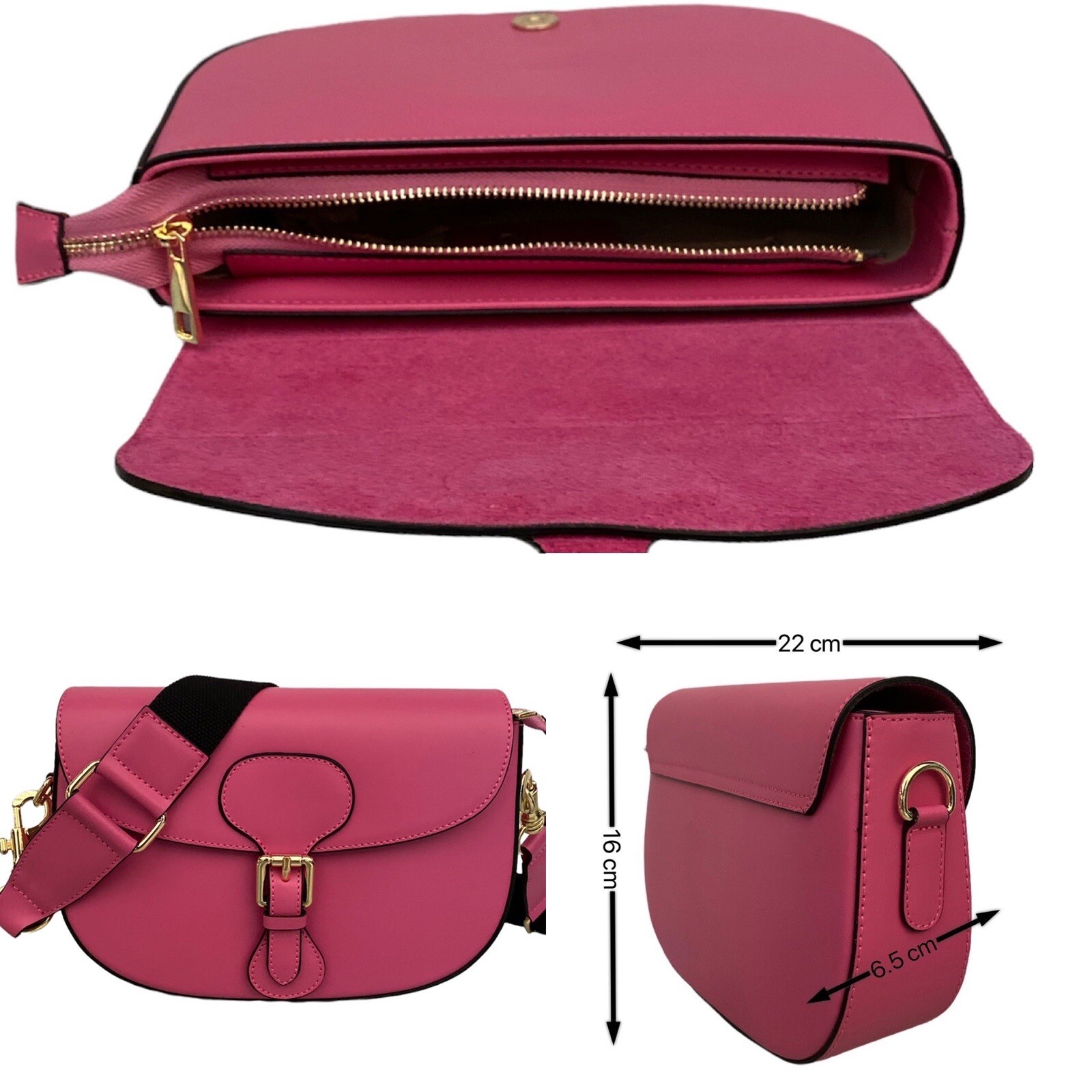 Borsa in Vera pelle donna con tracolla Made in Italy. “Best Seller” COL.BEIGE foto 4