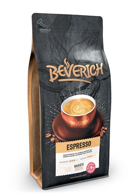 BEVERICH - Premium ''Espresso'' (1kg) Ganze Bohne in Barista Qualität