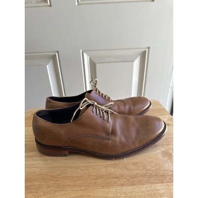 Cole Haan Men\'s Tan Leather Lace-Up Oxfords Amazon.com | Cole Haan Men main image 3