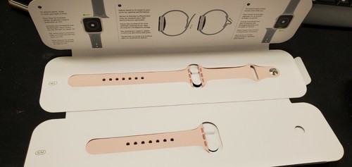 OEM Original Apple Watch Pink Sand Sport Band Series 4 5 6 40m 1 2 3 38m *NEW - Picture 2 of 8