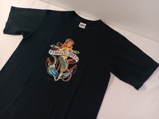 Flogging Molly Graphic Logo T-Shirt Black Adult Small Celtic Punk Rock 2004.