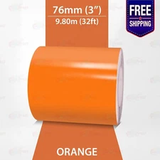 ORANGE 3" PIN STRIPE Car Model Motorcycle Decal Line TAPE Vinyl Sticker 76mm