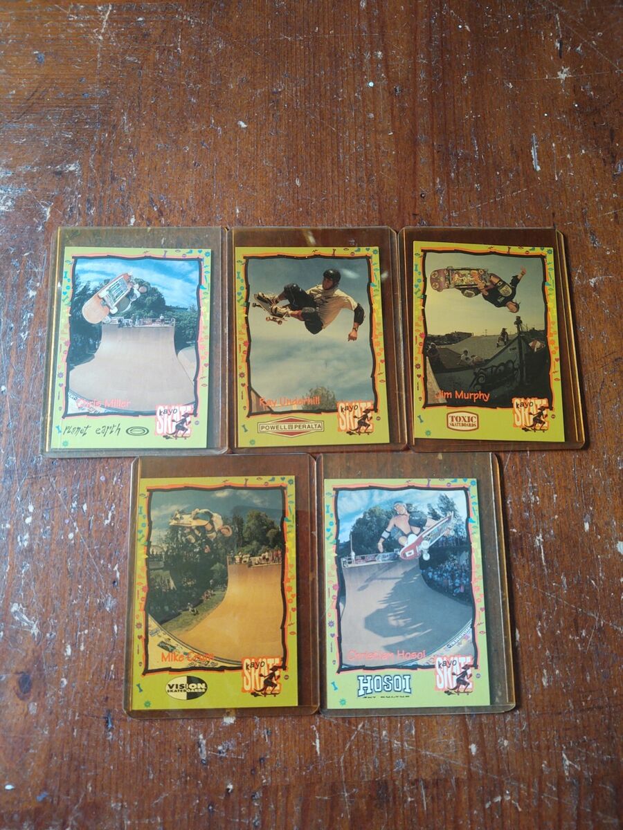 1991 KAYO SKATE SKATEBOARD PROTOTYPE CARD LOT CHRISTIAN 1991 KAYO SKATE SKATEBOARD PROTOTYPE CARD LOT CHRISTIAN