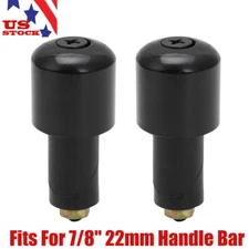 7/8” 22mm Solid Iron Handle Bar End Heavy Weight Vibration Reducing Grip Plug