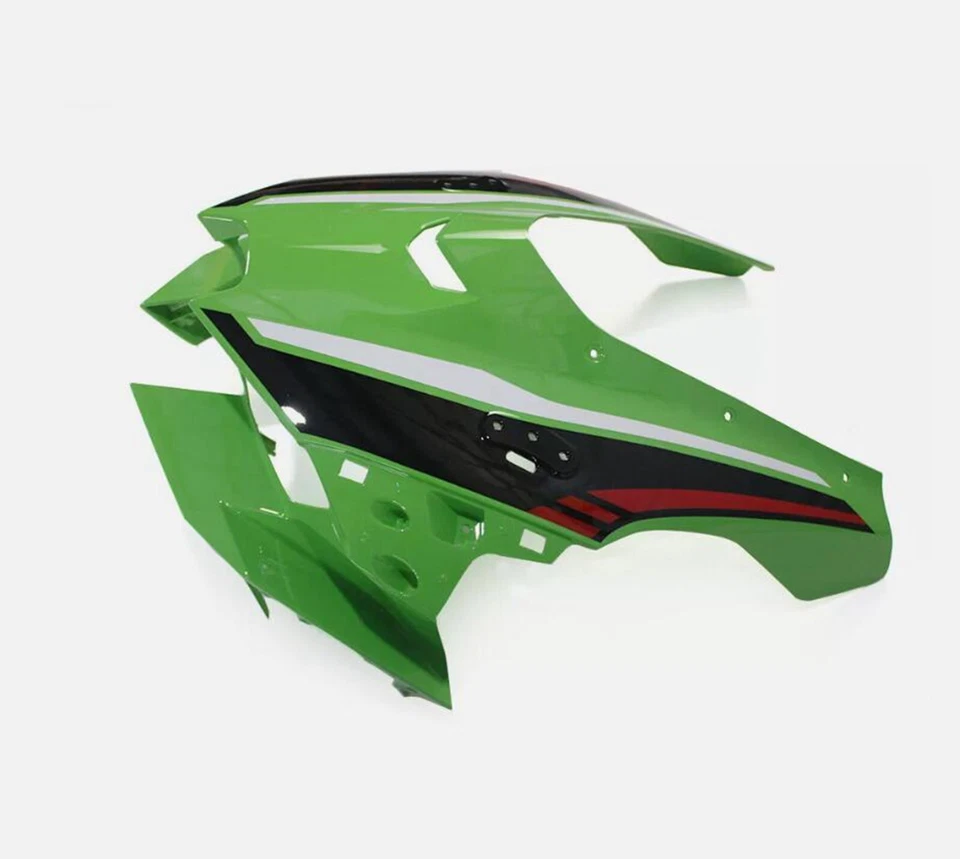 Green Front Upper Fairing Headlight Cowl Nose For KAWASAKI ZX10R 2021-2023 Foto 2 de 2