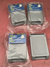 Carlon Weatherproof GFCI Receptacle Cover Vertical Mount P/N E98GFCN  Lot of 4 