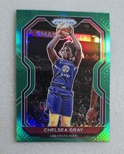 2021 Panini Prizm Basketball WNBA CHELSEA GRAY #69 Green Prizm Las Vegas Aces