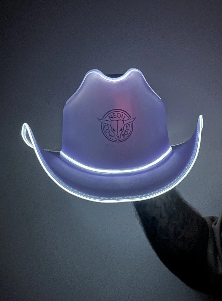 Neon cowboy sale hat