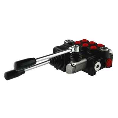 Steuerventil Hydraulik Monoblockventil 40L 3fach 3xDW Kreuzhebel/Joystick HT