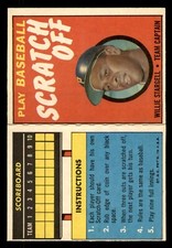 1970 Topps Scratch-Offs Baseball #21 Willie Stargell EX/MT *d7
