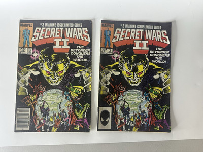 Secret Wars II #3 (Marvel Comics September 1985) Set of 2