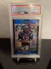 2007 Bowman Chrome Tom Brady #BC172 Blue Refractor /150 PSA 8