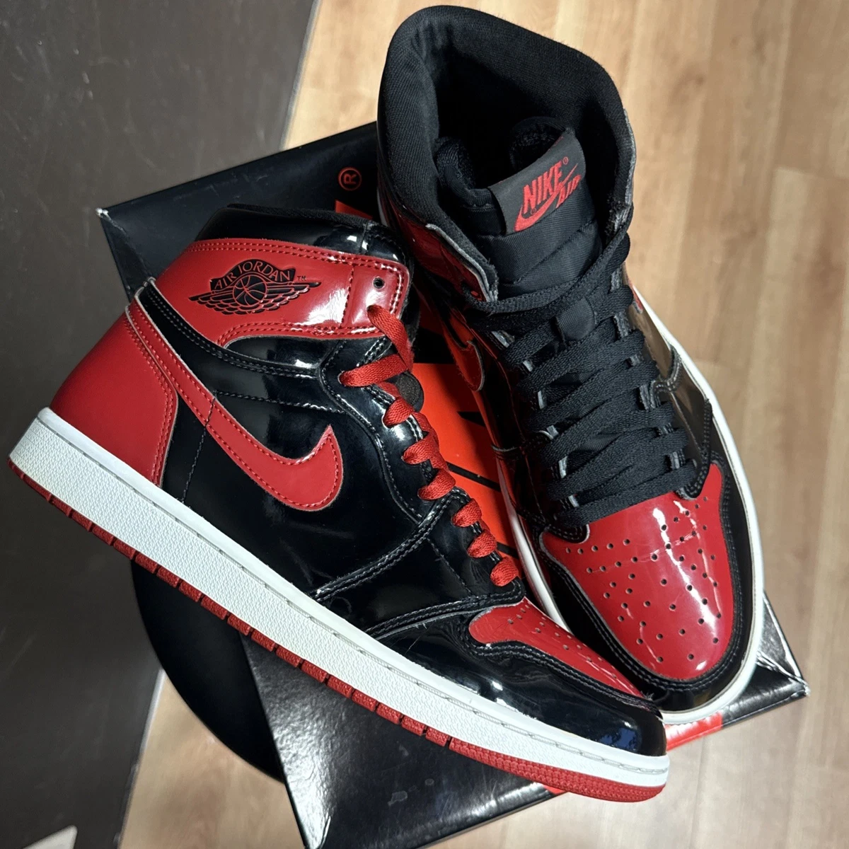 Jordan 1 Retro OG High Patent Bred for Sale | Authenticity