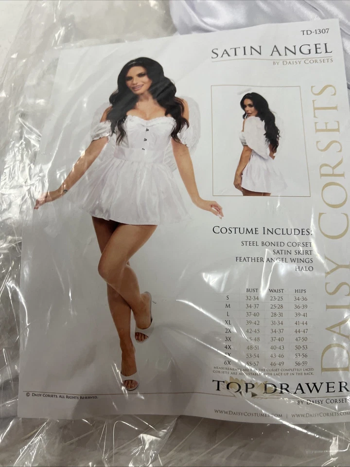 Satin Angel,Daisy Corsets. Costume Dress 1307 XL - Image 3 of 4